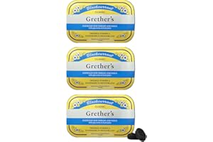 GRETHER'S Pastilles Classic Blackcurrant Natural Remedy Dry Mouth Relief - Soothing Throat & Healthy Voice - Long-Lasting Flavor, Gift for Singers - 3-Pack - 2.1 oz.