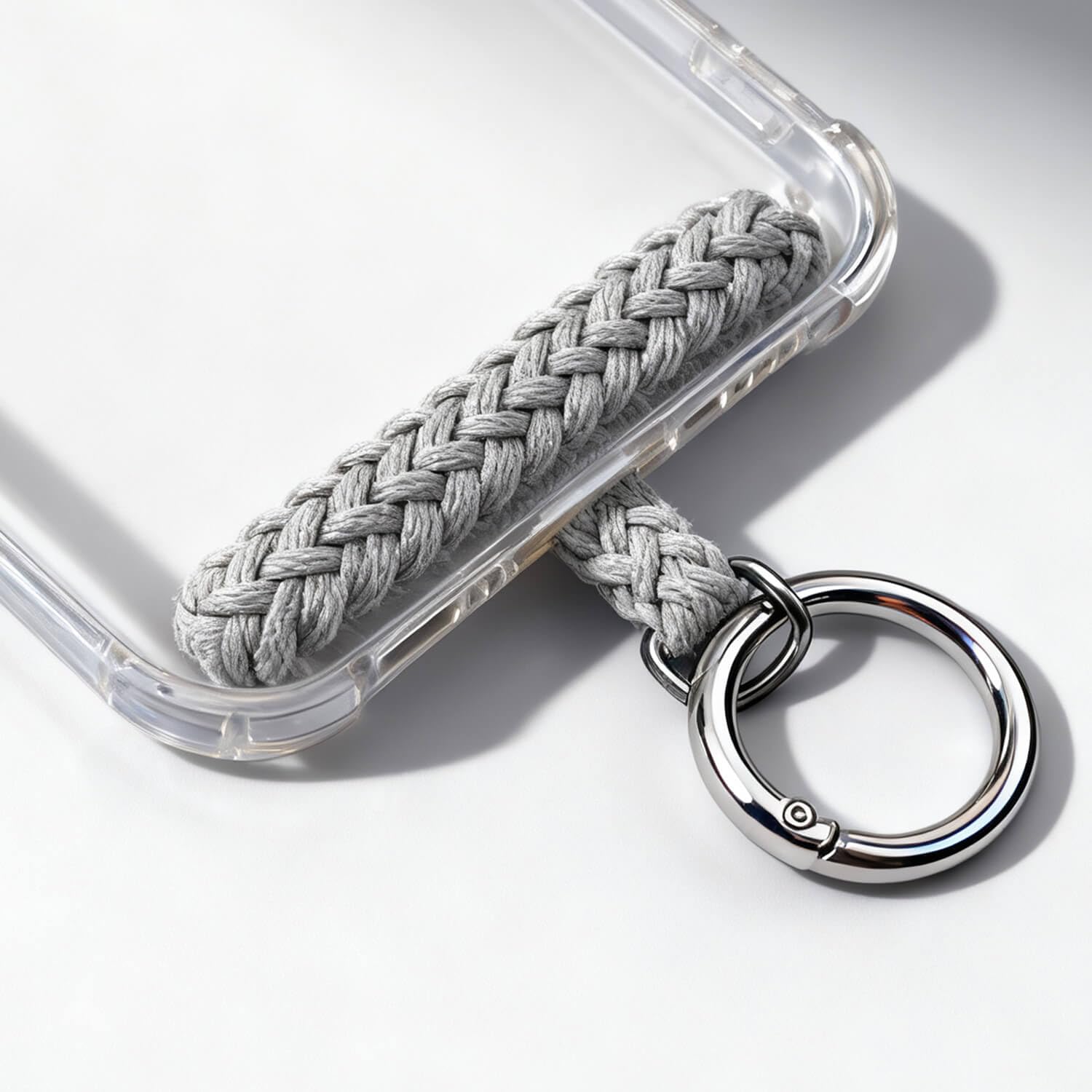 BIKICOCO 3/4'' Round Spring Gate O-Ring Clasp Push Snap Hook Belt Hardware Loop, for Keychains, Keys, Silver - 20 Pcs