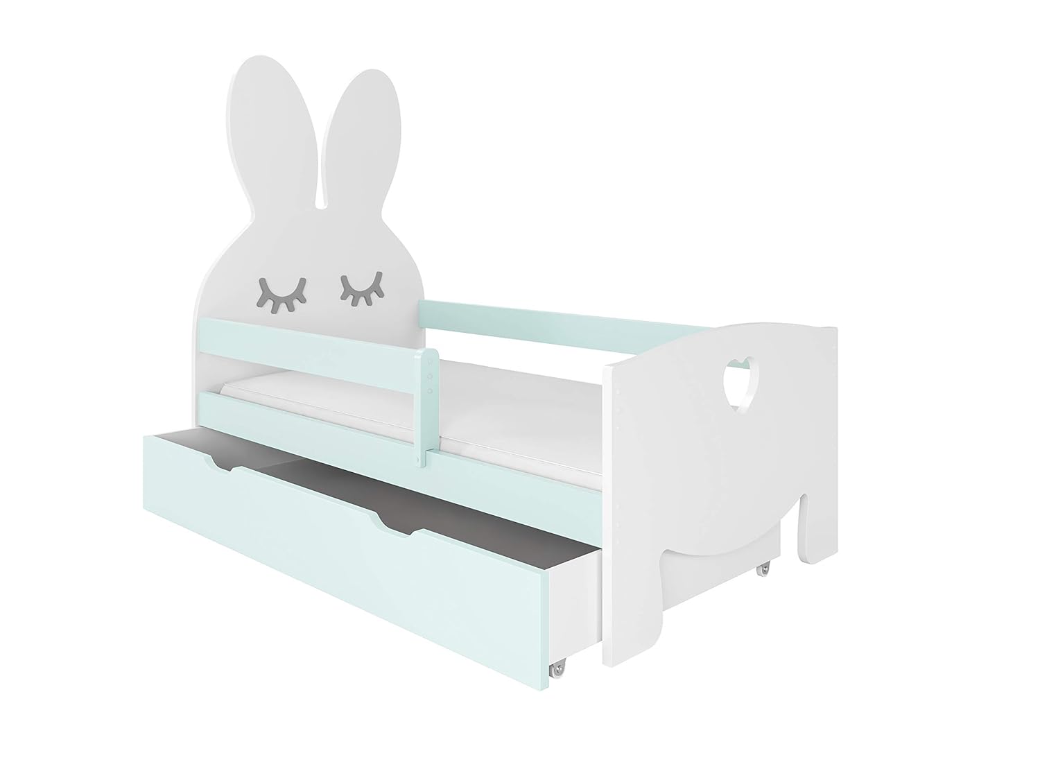 Montessori Kinderzimmer Funktionsbett Madchen Junge Kinder Ab 2 Jahren Bett Mit Lattenrost Schublade Matratze 70x140 70x160 70x140 Mint Needsleep Hase Rausfallschutz Kinderbett Komplett Baby Kinderbetten Mobel