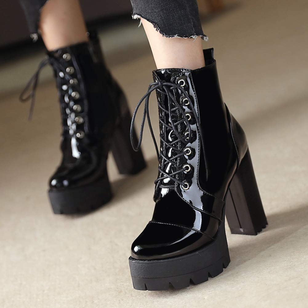 chunky combat boot heels
