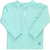 RUGGEDBUTTS® Baby/Toddler Boys Long Sleeve Rash Guard Swim Shirt w/UPF 50+