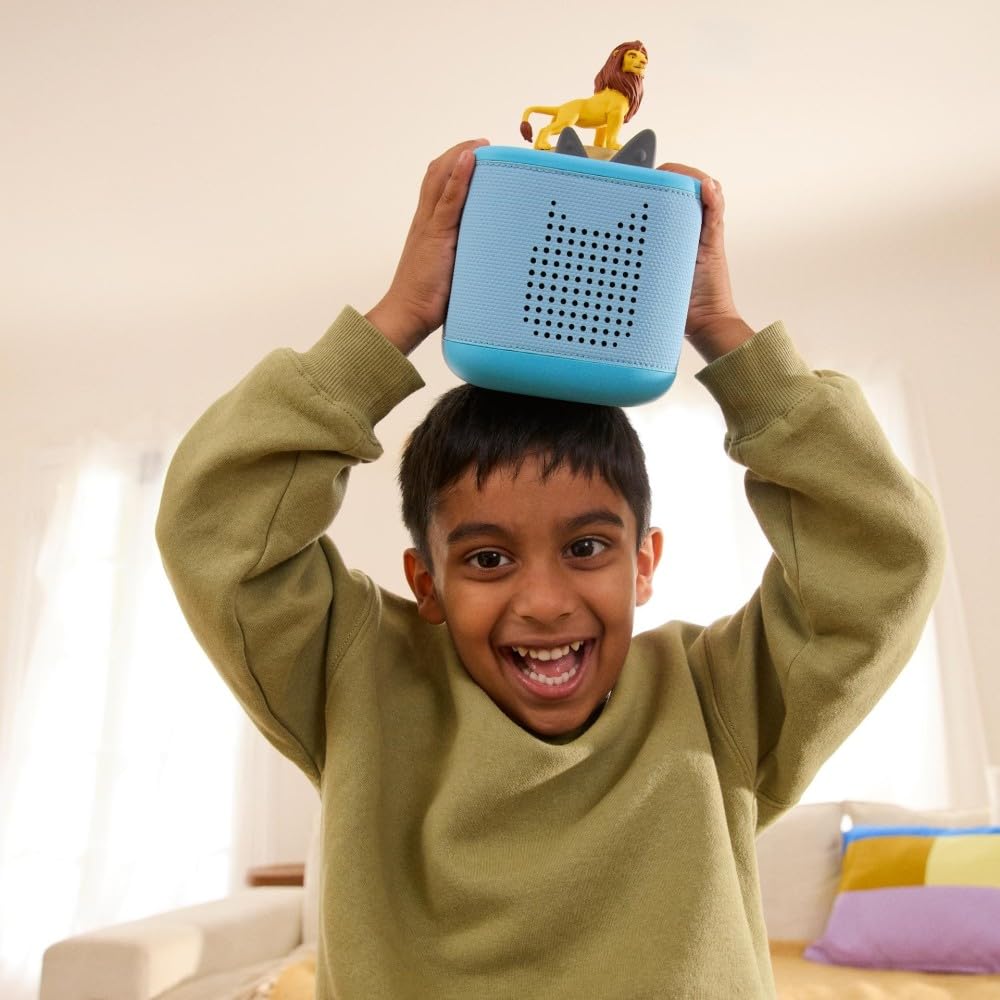 tonies Toniebox 2 Bundle Incl. 6 Tonies: Disney Cap&Capper,König der Löwen,Ratatouli,Dschungelbuch,Nemo,Aristocats,Himmelblau, Audioplayer für Hörbücher, Lieder, Einschlafen und Tonieplay für Kinder 4