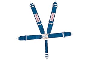 Simpson Racing 29061BL Latch and Link 62" Blue Pull Up Bolt-in Individual 5-Point Harness System