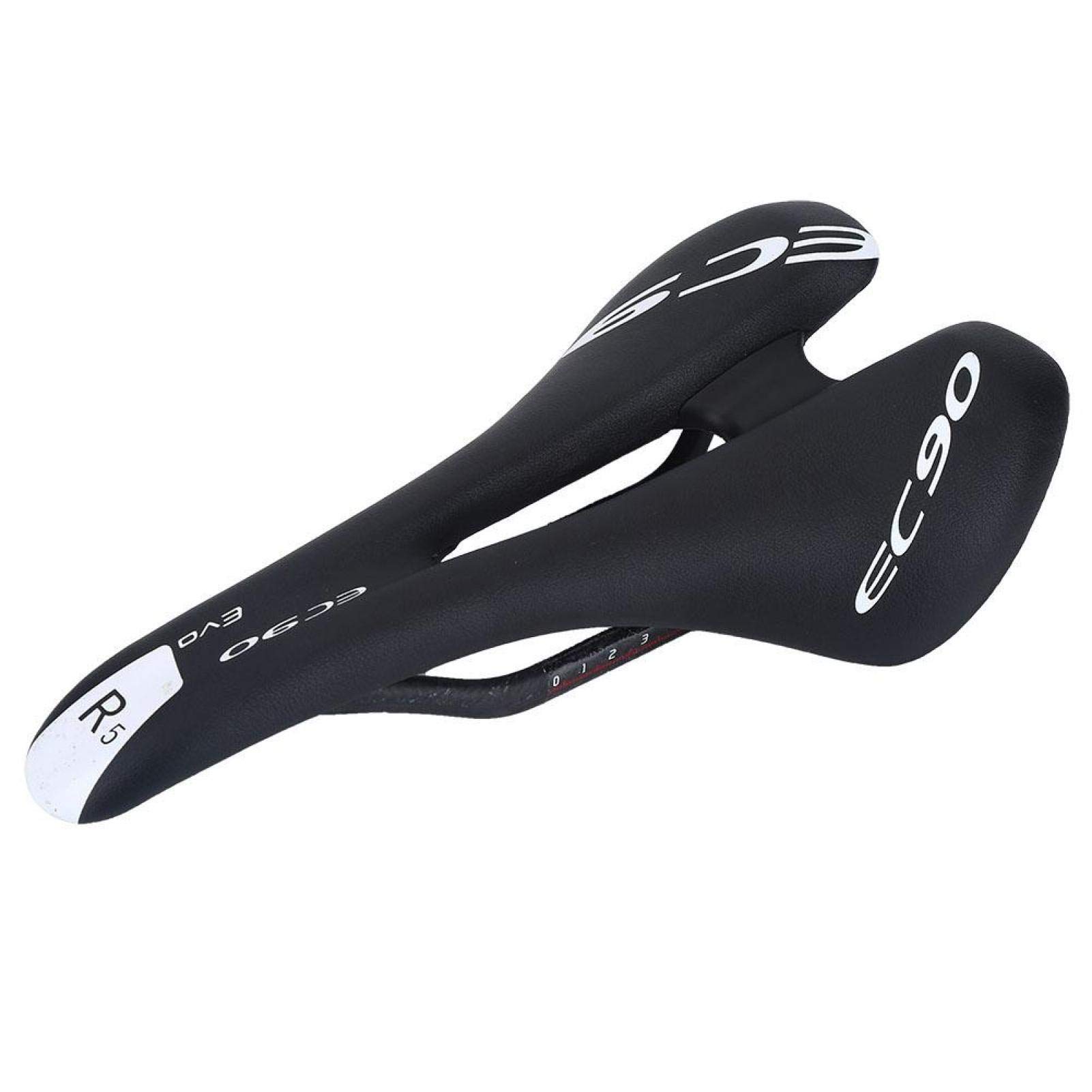 Bicycle seat saddle, ultra-lightweight carbon fiber seat saddle replacement accessory for mountain bikes and road bikes.
