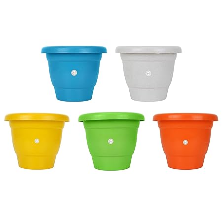 Gate Garden Gamla/Planter Cheap Economical Strong Sturdy Great Colours Pots 18 cm Diameter (Pack of 5) (Set of 1)