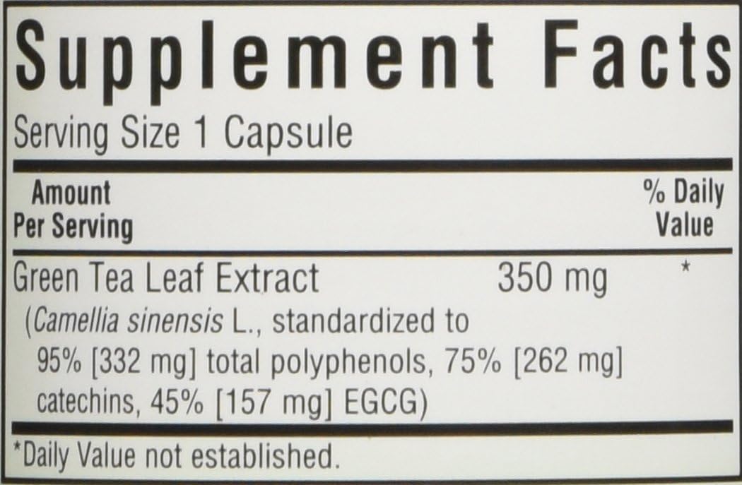 BlueBonnet EGCG Green Tea Leaf Extract Supplement, 60 Count: Health & Personal Care