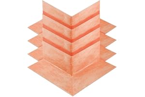 Waterproofing Corner Membrane for Shower Bathtub Steam Room Polyethylene Seamless Right Angle Corner Seal 14 x 14 x 5 cm Oran