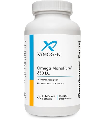 Amazon.com: XYMOGEN Omega MonoPure 650 EC, 60 Softgels | Heart and