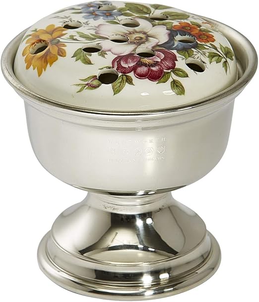Wentworth Pewter decorative Potpourri bowl dish, rose bowl, ceramic