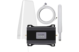 GAGBK Cell Phone Booster on Band 12/13/17 Cell Signal Booster for 5G 4G LTE 3G Cell Phone Signal Booster for Home All U.S. Carriers Verizon AT&T T-Mobile and More Up to 5,500Sq Ft Cellphone Signal Booster
