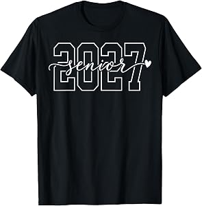 Senior 2027 Class of 2027 Senior Graduation 2027 Senior 27 T-Shirt