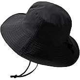 Waterproof Bucket Rain Hat for Men Women Wide Brim Sun Protection Packable Boonie Hat Outdoor Beach Safari Fishing Hat