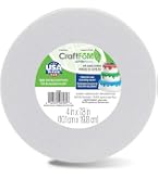 FloraCraft Smoothfoam Disco In Schiuma Liscia, 2,3x30 Cm, Bianco, Per Decorazioni E Hobby - 4