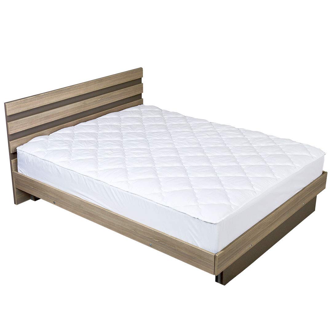 Sei Design Luxury Microfibre quilted mattress protector 90x200, extra soft. By double padding the mattress protector balances the bumps and turns your mattress a pet bed. Mattress Pad also for box-spring bed and a waterbed. Under bed - mattress - mattress cover.