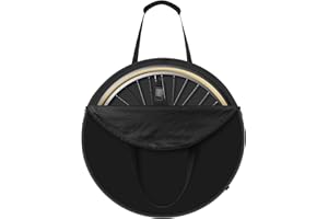 Cosmos Bicycle Bike Wheel Carry Case Bag, Waterproof Protective Travel Storage Bike Wheel Cover for Road Mountain Bike, Fits 26” to 29” Bike Wheel Size for Handle & Shoulder Carrying