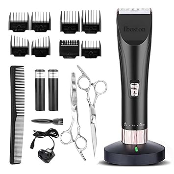 Hair Clippers Ibeston Quiet Cordless Hair Clippers Set Electric
