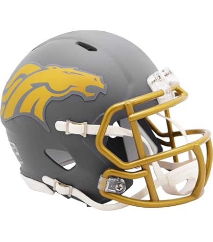 Riddell Denver Broncos (2024) Alternate Speed Mini Helmet : Sports & Outdoors