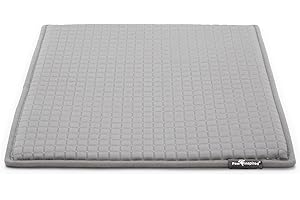 Paw Inspired Cooling Orthopedic Crate Pad for Dogs and Cats, Washable Memory Foam Dog Cooling Mat (24 Inch)