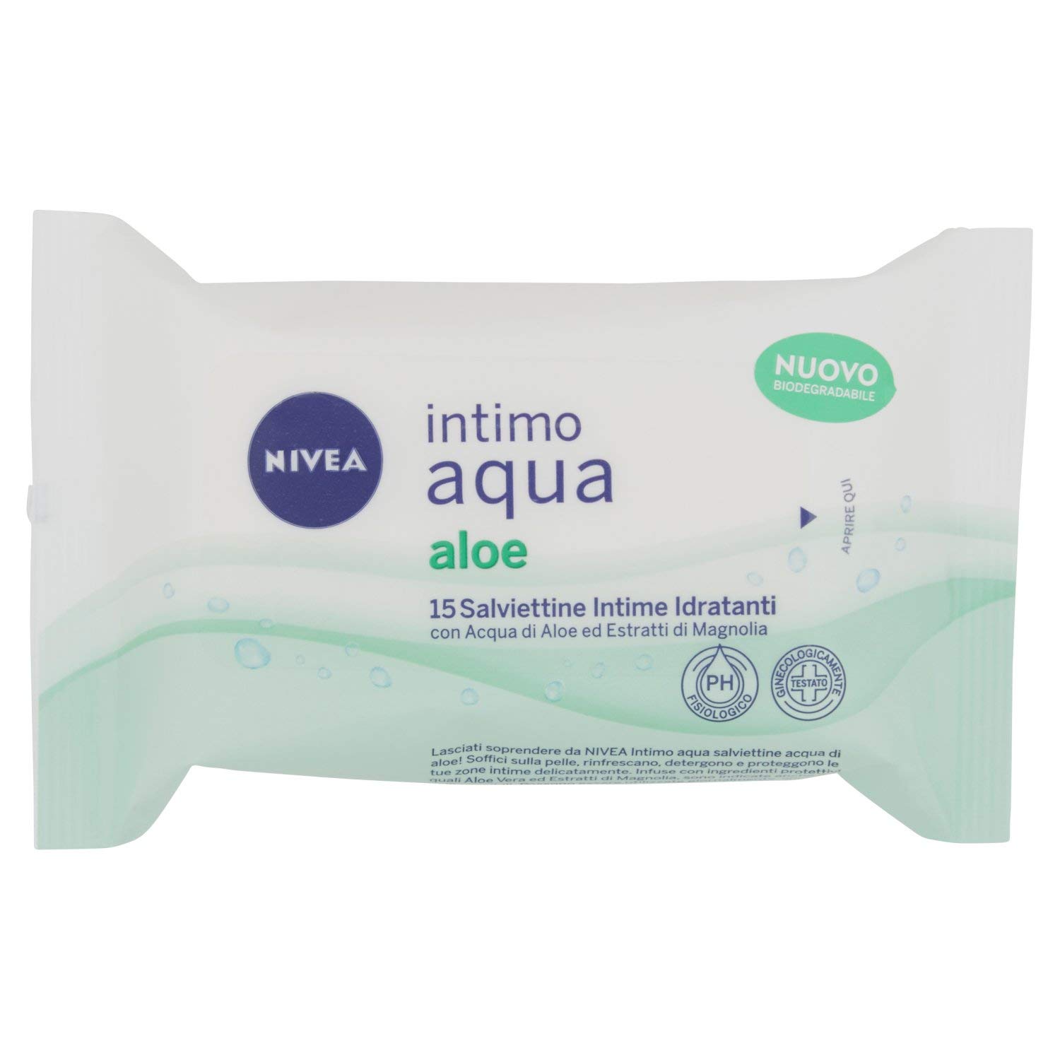 Aqua Aloe Hydrating Wipes Underwear - 15 Wipes