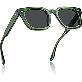 AVAWAY Polarized Sunglasses for Men Uv400 Protection Trendy Classic Acetate Square Outdoor Driving Sun Glasses AV279