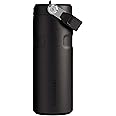 Stanley IceFlow Flip Straw 2.0 Water Bottle 16 OZ | Built-In Straw with Larger Opening | Lightweight & Leak-Resistant | Insulated Stainless Steel | BPA-Free | Black 2.0