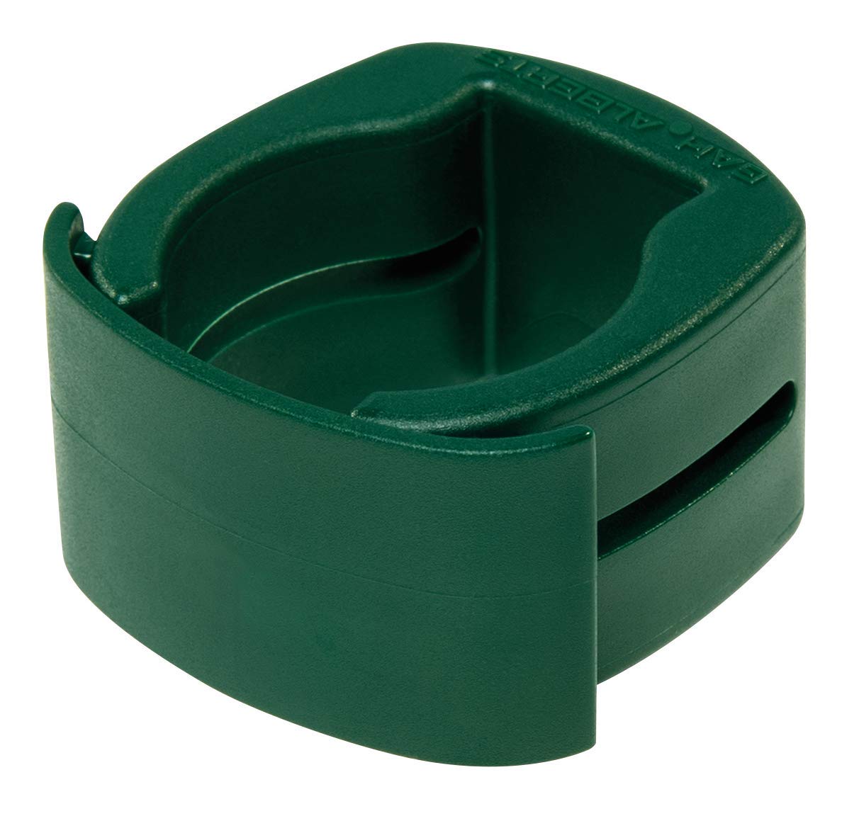 Alberts 655938 Fix-Clip Pro® | for Attaching Welding Grilles to Fence Posts | Plastic Green | for Post Diameter 34 mm | Set of 3