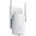 WLM Mucard Fastest WiFi Extender/Booster | Latest Release Up to 74% Faster | Broader Coverage Than Ever WiFi Signal Booster for Home | Internet Booster WiFi Repeater, w/Ethernet, Made for USA