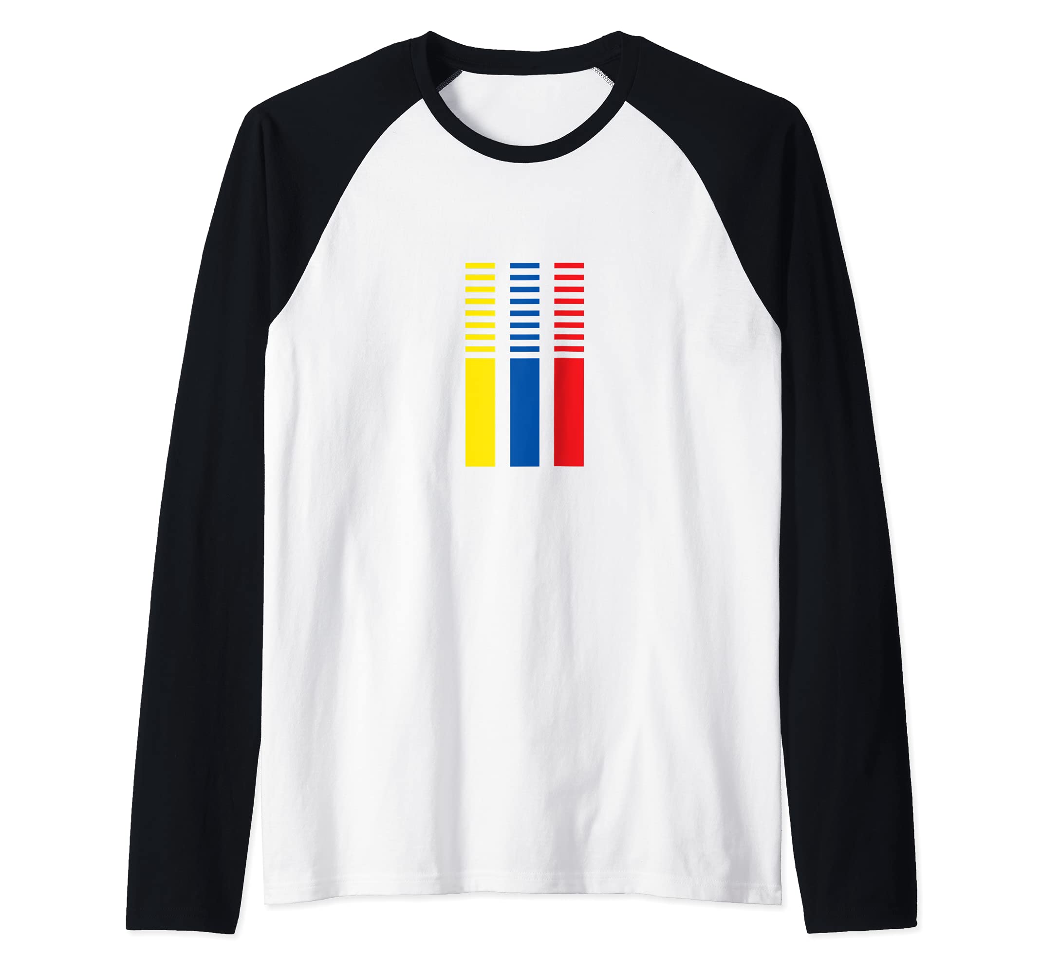 Flag Ecuador Raglan Baseball Tee