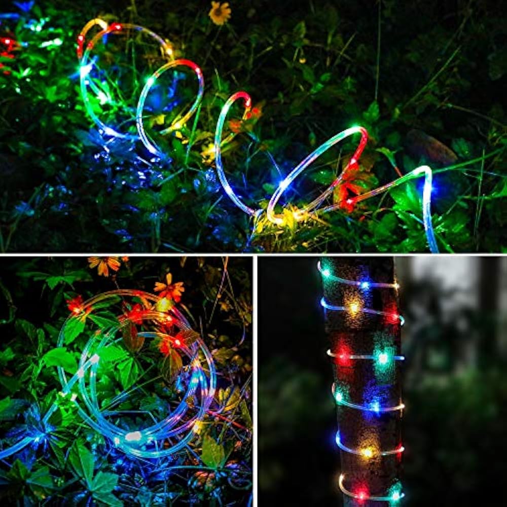 LED Rope Lights Battery Operated String Lights40Ft 120 LEDs 8 Modes Outdoor For 611517022357 eBay
