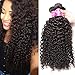 3 Bundles Brazilian Curly Virgin Hair Weave 18 20 22 Inches Unprocessed Human Hair Extensions Natural Color Can Be Dyed and Bleached Tangle Free