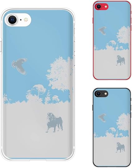 Amazon Apple Iphone Se 第2世代 スマホカバー スマホケース ハード Kouken サバンナ 水色 ケース カバー 通販