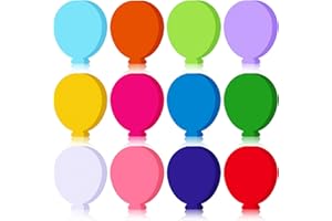 Kisston 360 Pcs Balloon Cutouts Paper 3.9 Inch Assorted Color Handprint Die Cuts for DIY Craft Projects Bulletin Board Decor