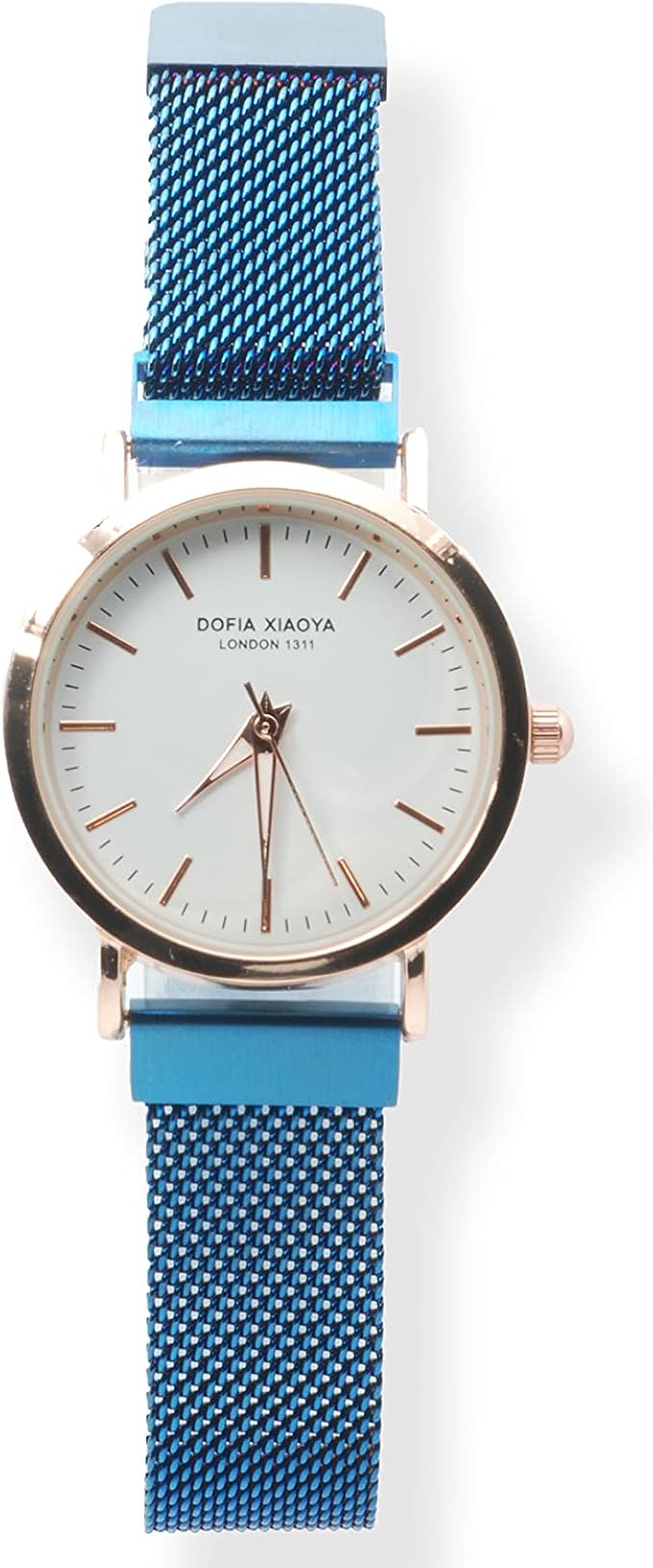 Orologio Bambino Regent URF947 – Analogico Al Quarzo, Cassa In Titanio, Cinturino Blu In Pelle, Impermeabile 5 Bar
