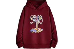 SOLY HUX Boy's Graphic Print Drop Shoulder Hoodie Sweatshirts Long Sleeve Hooded Pullover Tops