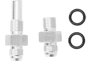 ZDETGU Transmission Cooler Adapter Fittings 6AN Flare Front & Rear Port Connectors for 4L80E LS1 LM7 LQ4 Direct Replacement C