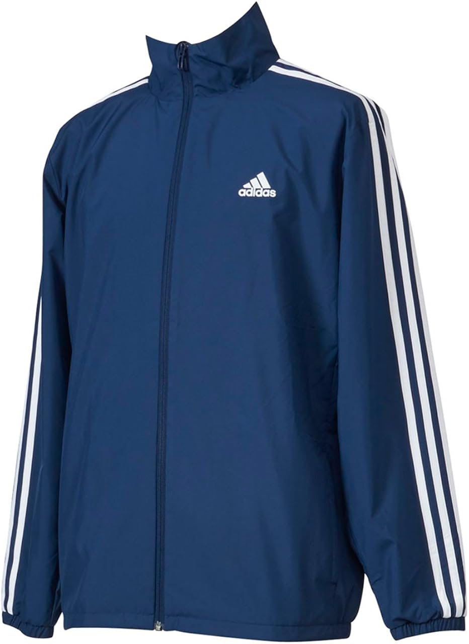 (アディダス)adidas トレーニングウェア ESSENTIALS 3ストライプス ウインドブレーカージャケット (裏起毛) DUV75 [メンズ] DUV75 CF5583 カレッジネイビー J/M