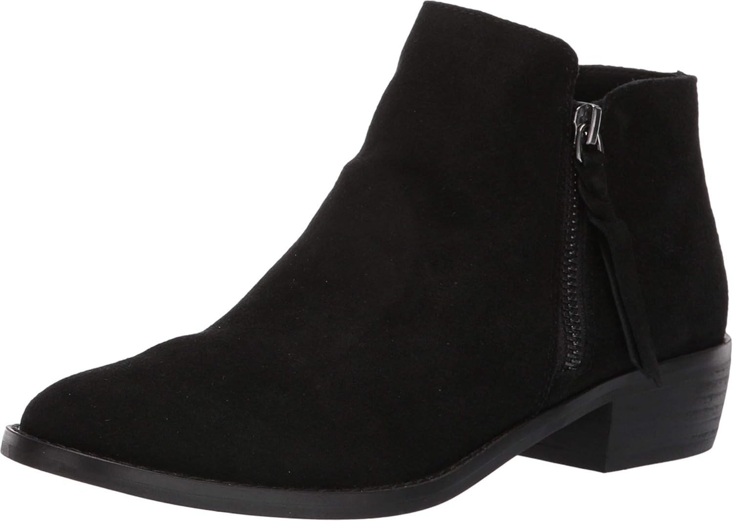 dolce vita perforated suede bootie