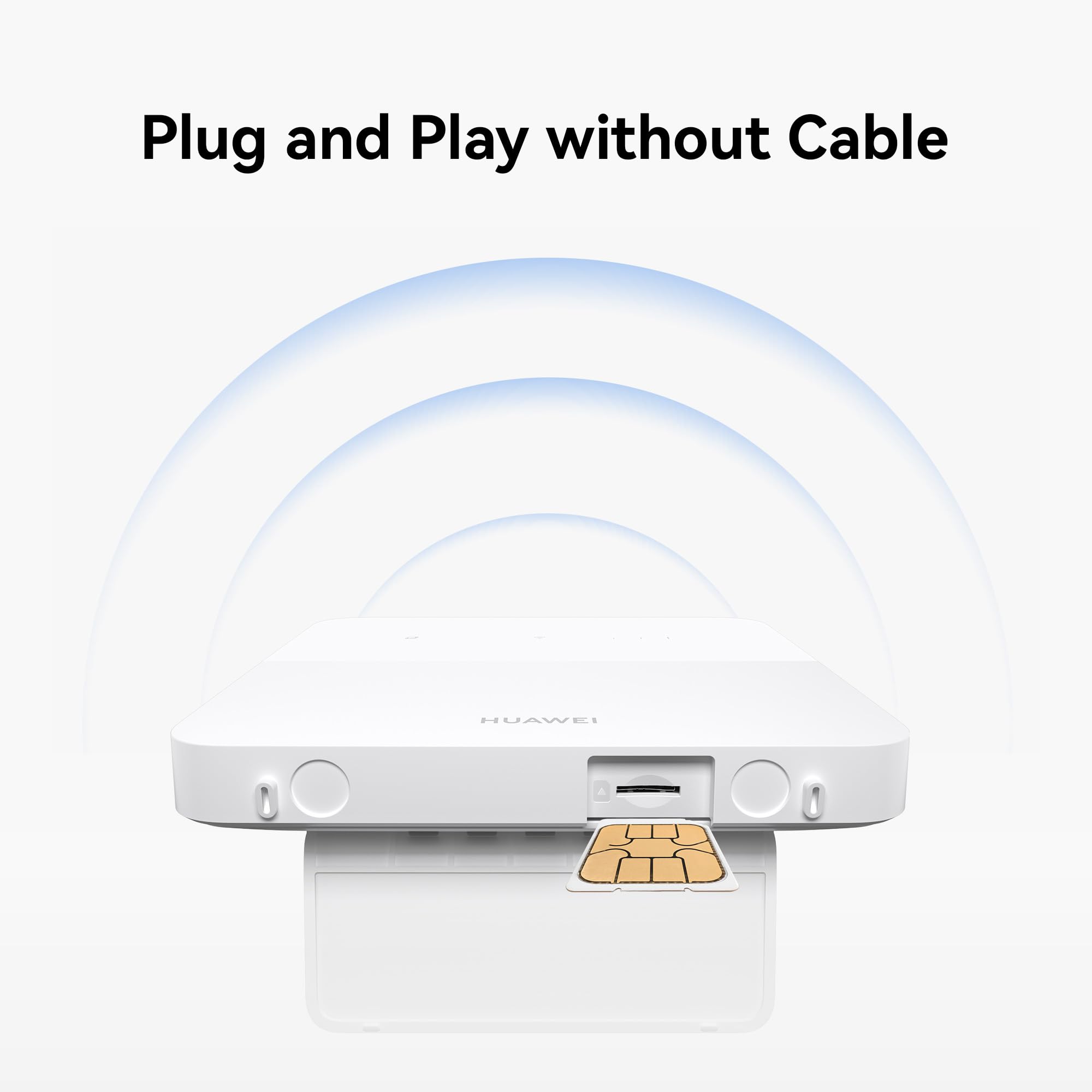 HUAWEI 4G CPE 5s, B320, Router SIM LTE Router, Kat.4, LTE 200 Mbit/s/WLAN 300 Mbit/s, LAN/WAN-Anschluss, 30% zusätzliche Stationssignalabdeckung 6