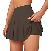 SEAJOJO Tennis Skirts for Women with Shorts Pockets, High Waist Golf Skirt,Pleated Mini Skort Workout Casual