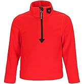 Obermeyer Ultra Gear 1/2-Zip Fleece Mid-Layer (Little Kid's), Red, X-Large
