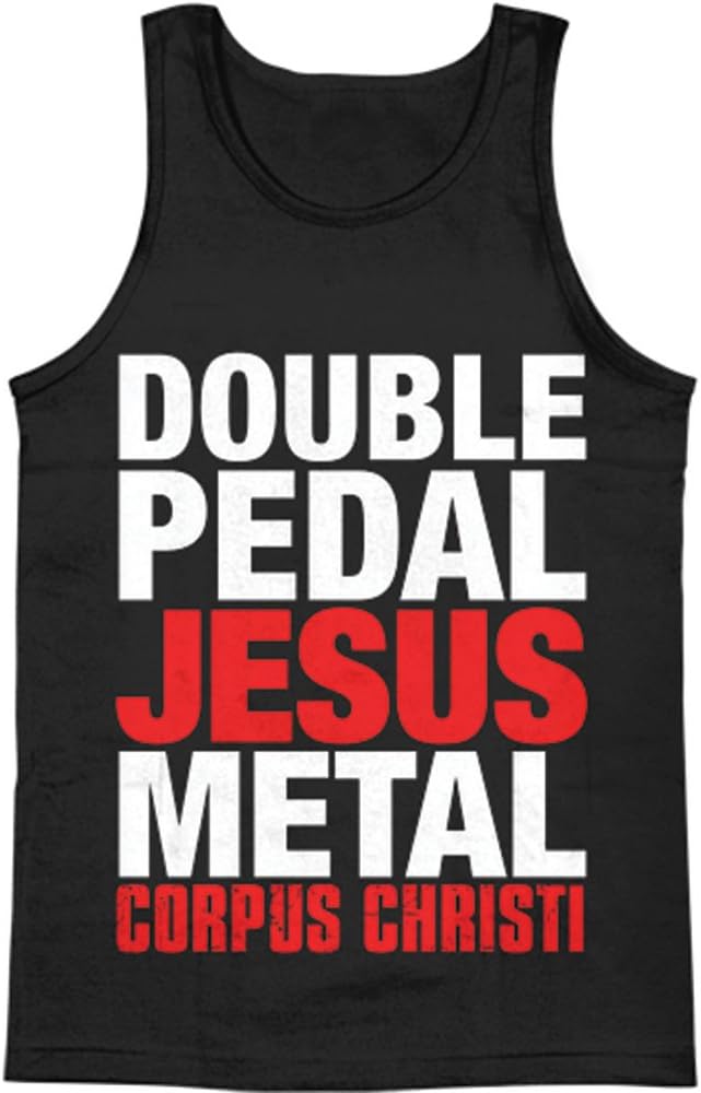 Corpus Christi Men's Jesus Metal Mens Tank Black