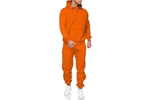 CUBECIRCLE Sweatsuits for Men 2 Piece Men's Jogging Tracksuit Set Hoodie Casual Athletic Long Sleeve Zipper Suit Set