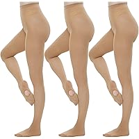 Capezio Ultra Soft Transition Tight – Danspanty Met Elastische Taille & Voet/voetloze Optie | Tactel® Nylon