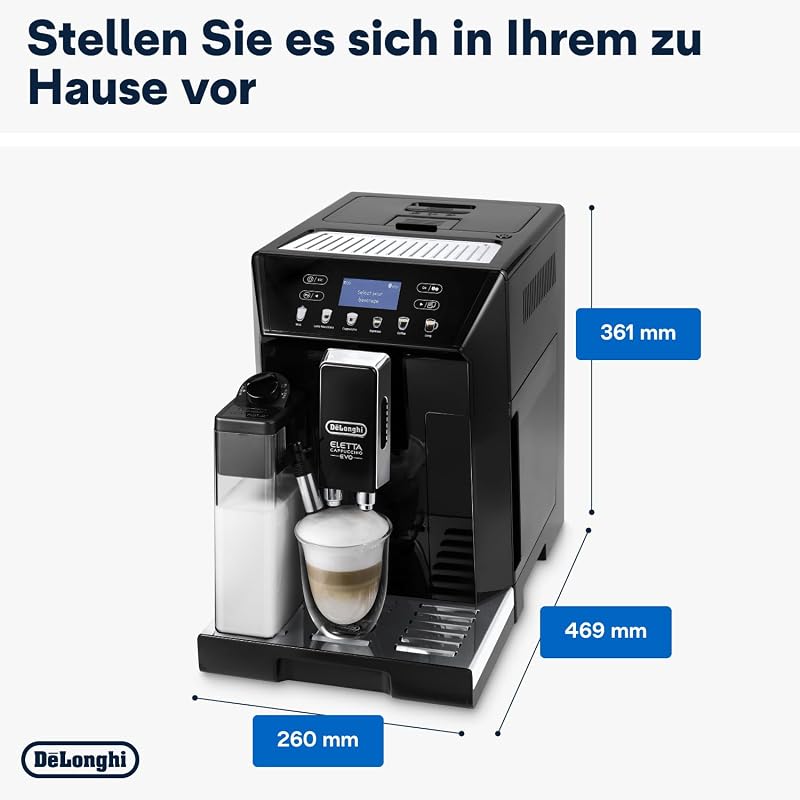Eletta Evo - Kaffeevollautomat 6 Getränke Schwarz