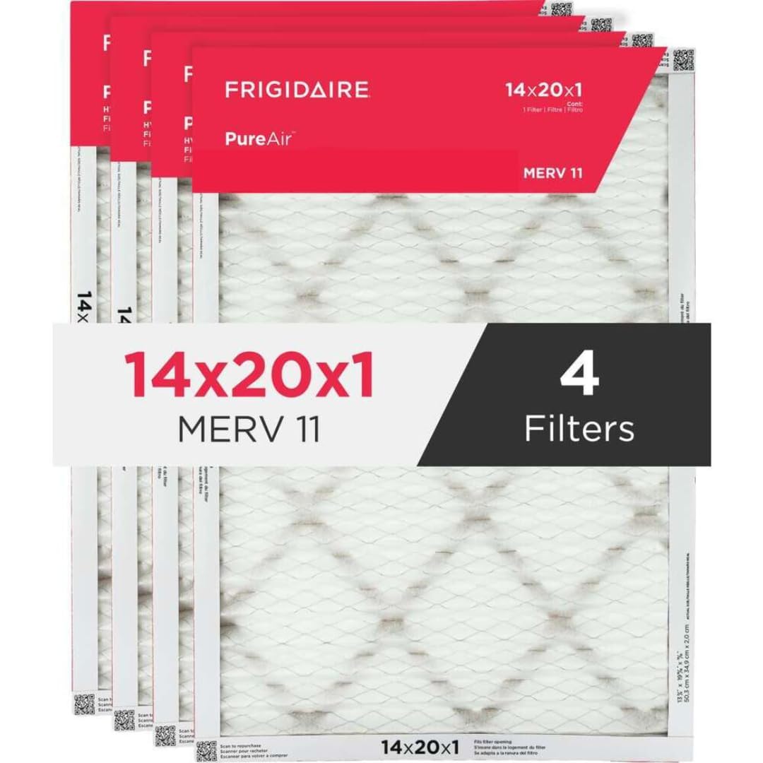 Frigidaire PureAir® 14x20x1 MERV 11 HVAC Air Filter - 4 PK Image