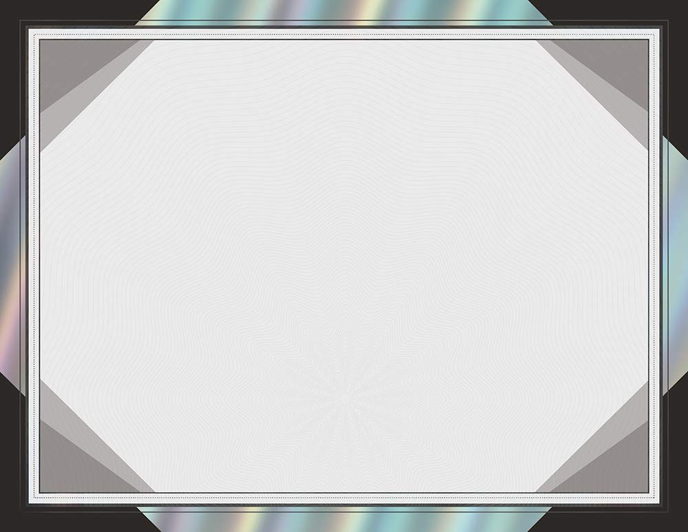 Cosco Rainbow Foil Certificates, Black