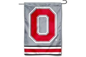 COLLEGE FLAGS & BANNERS CO. OSU Buckeyes Ohio State Garden Flag and Yard Banner