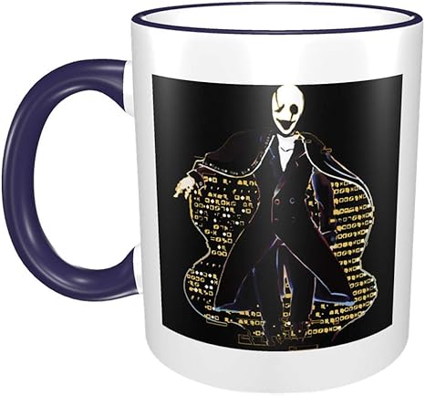 Amazon Co Jp マグカップ おしゃれ セラミック マグカップ 白 無地 330ml レンジ対応 エスプレッソカップ 面白 プリント アンダーテイル W D Gaster カップ ホーム キッチン