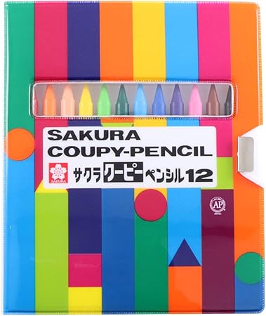 Amazon サクラクレパス 色鉛筆 クーピー ソフトケース 12色 5個 Fy12 R1 5 色鉛筆 文房具 オフィス用品