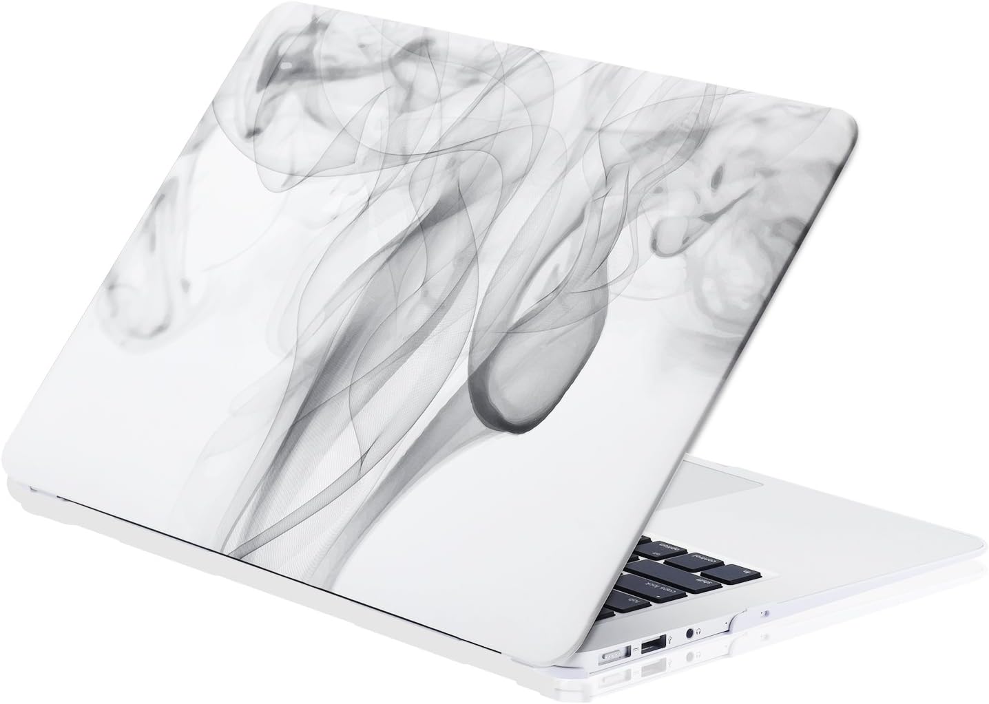 MacBook Pro 13 Inch Case - KAOPU Matt Frosted Rubber Coated Protective Shell Cover - for A1706/A1708 (Smoke Ring)
